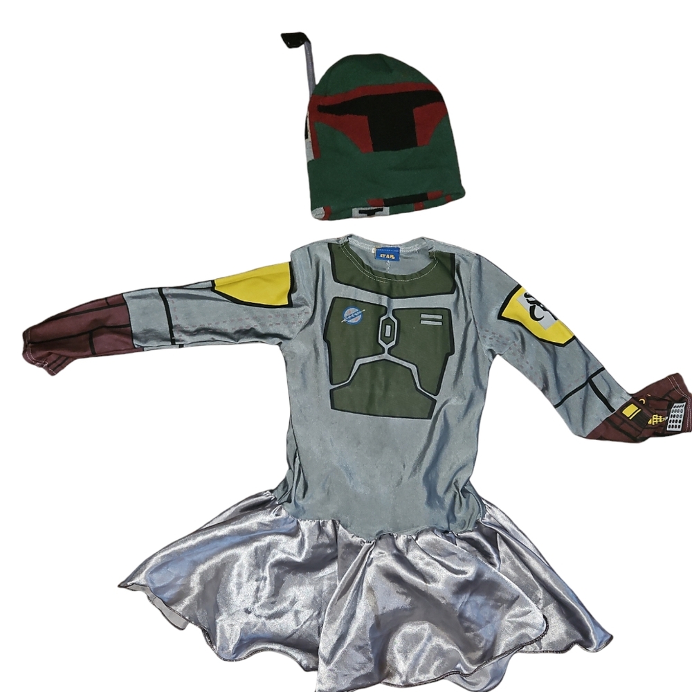 Boba Fett original star wars girl tutu dress costume size 6x
